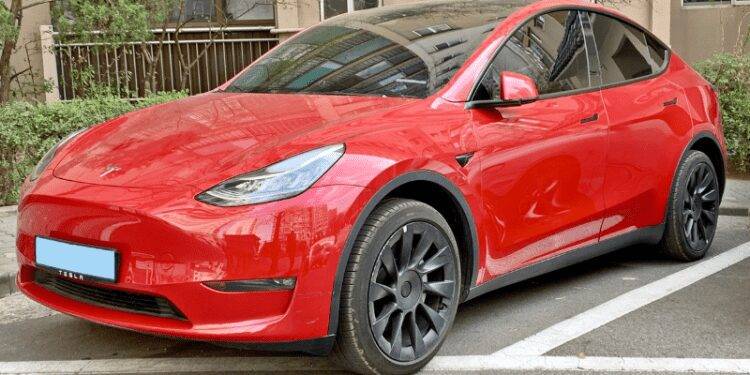 self-driving Tesla Model Y