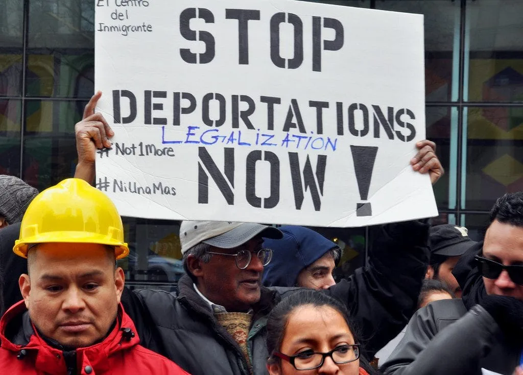 Protest Against Immigrant Deportations