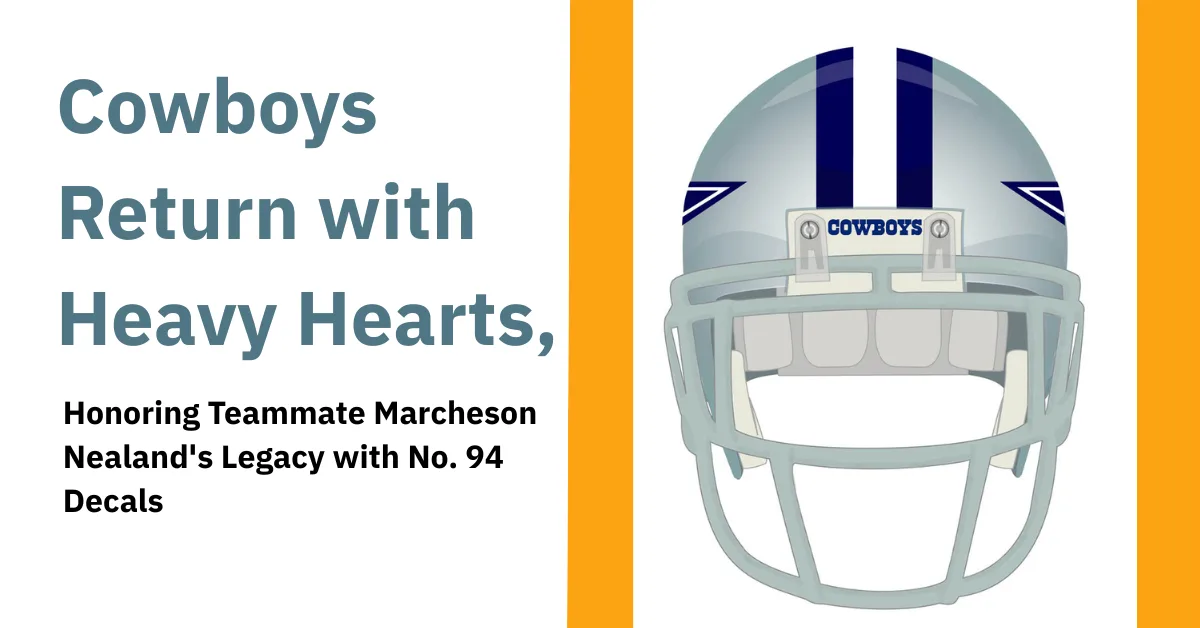 Cowboys Honor Marcheson Nealand with Emotional Tribute in Week 11 Showdown
